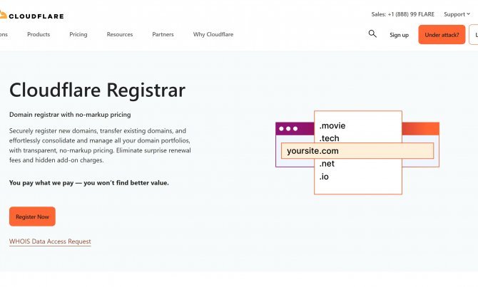 Cloudflare Registrar