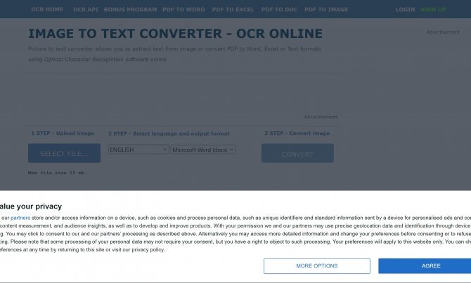 Online OCR