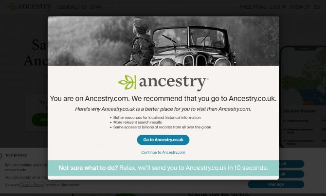 Ancestry AU DE