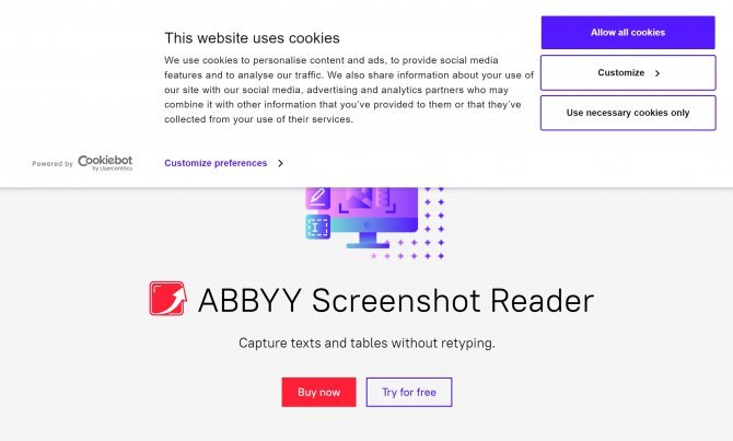 ABBYY Screenshot Reader