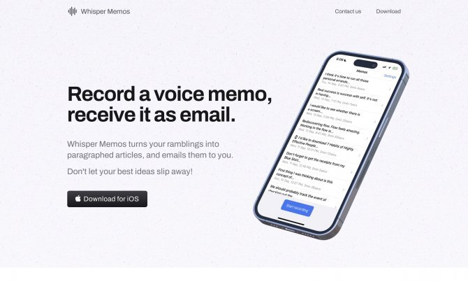 Whisper Memos