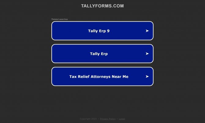 Tally Forms